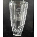 Wazon Kryształowy z Grawerem dla Żony Bohemia Colosseum 25 cm z personalizacją na rocznicę ślubu