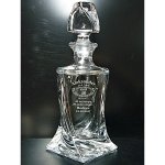 Kryształowa Karafka do Nalewek i Likierów z grawerem na urodziny