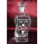 Zestaw do Whisky z Grawerem – Karafka Łamana 750 ml i 6 Szklanek - prezent na ślub, wesele i podziękowanie