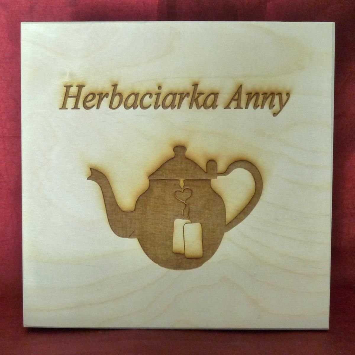 Herbaciarka z Grawerem – Drewniana (9 Komór)