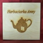 Herbaciarka z Grawerem – Drewniana (9 Komór)