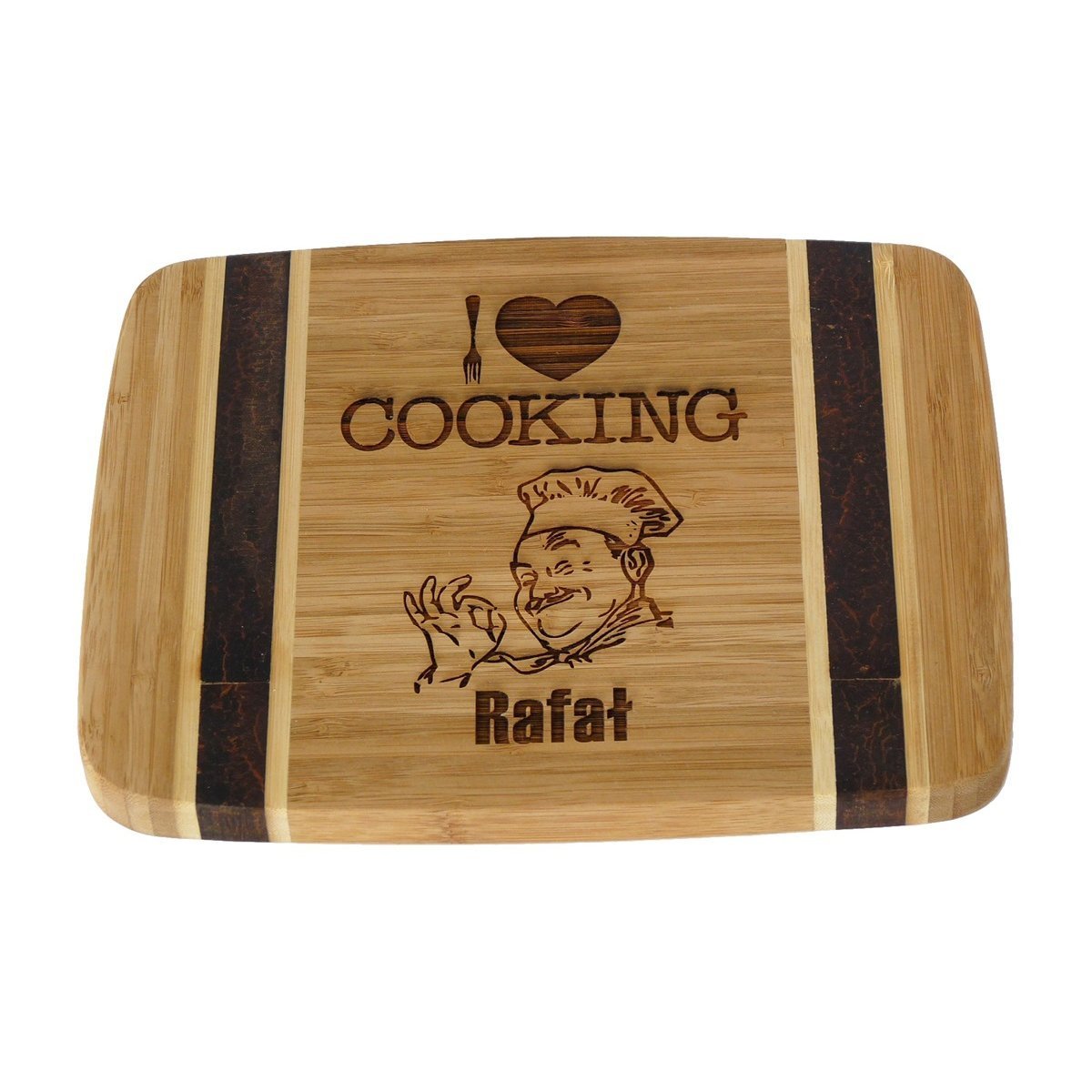 Drewniana deska do krojenia z grawerem