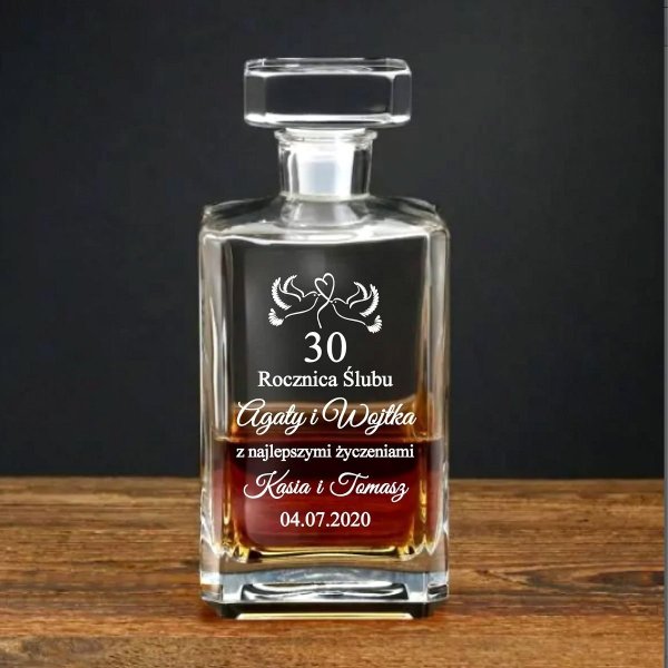 Karafka z Grawerem dla Pary – Personalizowany Prezent