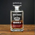 Karafka z Grawerem dla Babci - personalizowany prezent