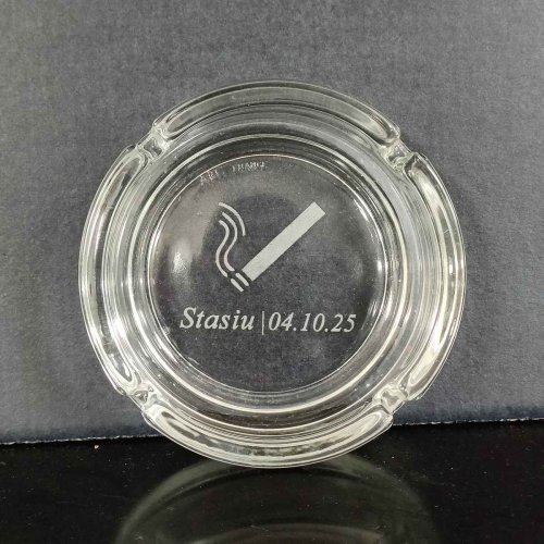 Popielniczka z Grawerem na Prezent na emeryturę, Dzień Ojca i Dzień Dziadka