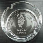 Popielniczka z Grawerem na Prezent na urodziny, imieniny i rocznicę