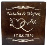 Zestaw do Whisky z Grawerem – Karafka, Szklanki i Skrzynka - prezent dla pary młodej lub rodziców na podziękowanie