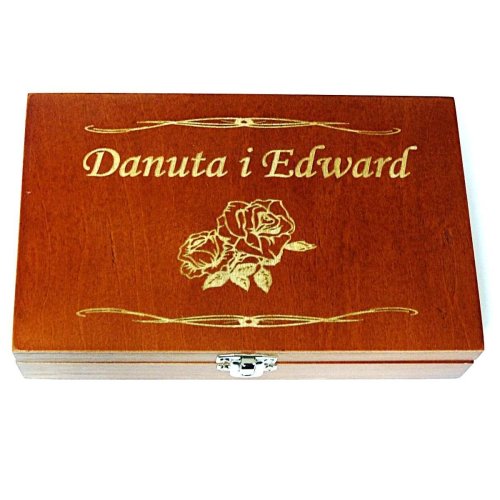 Zestaw do Kart i Kości z Grawerem - prezent dla pary, rodziców lub taty