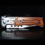 Scyzoryk z Grawerem - personalizowany prezent na imieniny, Święta i emeryturę