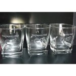 Szklanki z Grawerem Logo do Whisky i Drinków - Komplet 24 szt.