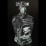 Karafka z Grawerem do Whisky i Nalewek – Łamana - Prezent na Dzień Nauczyciela, imieniny i Święta