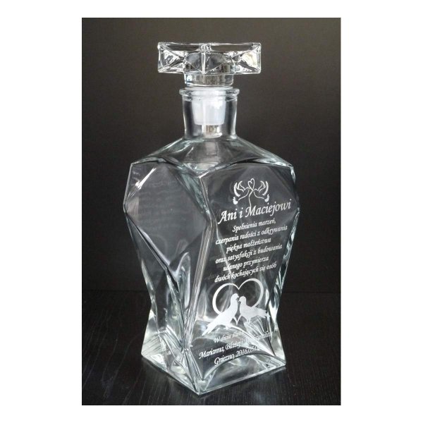 Karafka z Grawerem do Whisky i Nalewek – Łamana