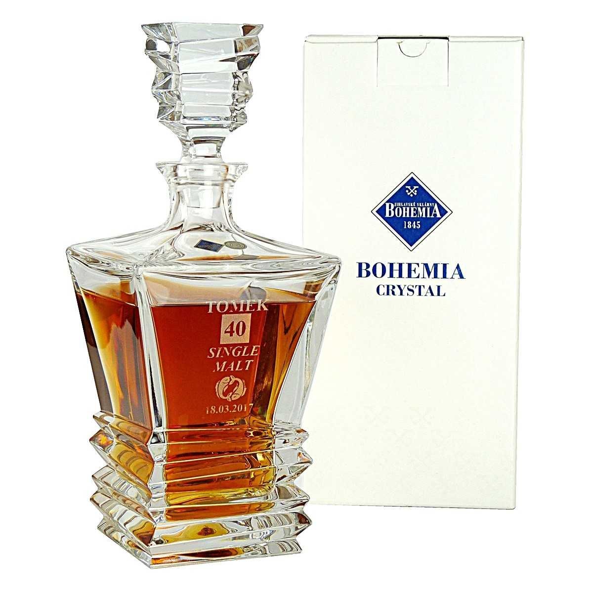 Karafka z Grawerem do Whisky i Nalewek ROCKY