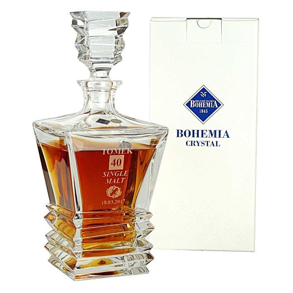 Karafka z Grawerem do Whisky i Nalewek ROCKY