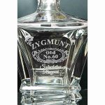 Kryształowa karafka ROCKY do whisky i nalewek – grawer na urodziny