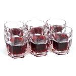 Kryształowe szklanki do whisky SAFARI – komplet 6 sztuk z zestawu