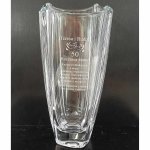 Personalizowany wazon kryształowy COLOSSEUM z grawerem na rocznicę ślubu