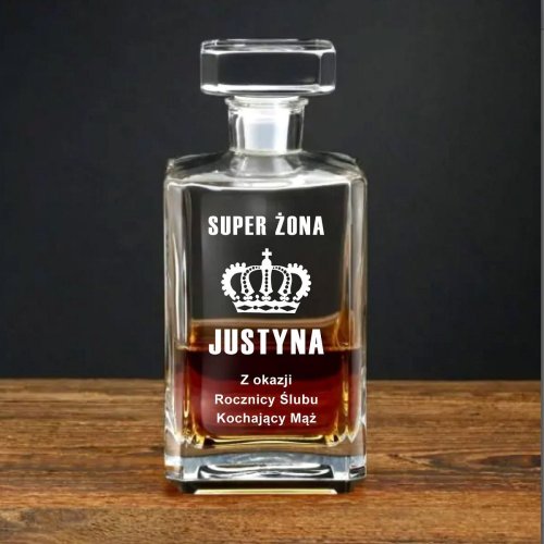 Karafka z Grawerem dla Żony