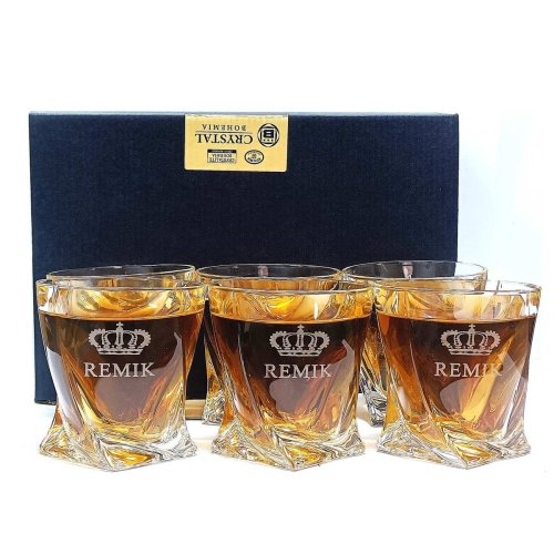 Szklanki do Whisky z Grawerem dla Przyjaciela – Kryształowe