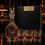 Zestaw do Whisky z Grawerem SAFARI – Karafka i 6 Szklanek
