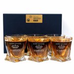 Szklanki do Whisky z Grawerem dla Dziadka – Kryształowe QUADRO 6 szt.