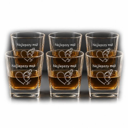 Szklanki do Whisky z Grawerem LUMINARC – personalizacja na rocznicę ślubu