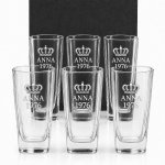 Grawerowane Szklanki do Drinków – Wysokie z personalizacją na urodziny
