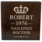 Zestaw do Whisky z Grawerem w Skrzynce RCR Opera  – drewniana skrzynka z grawerem na urodziny