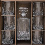 Grawerowany Zestaw do Whisky RCR Opera w Skrzynce – widok w środku