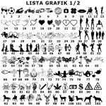Lista grafik 1/2