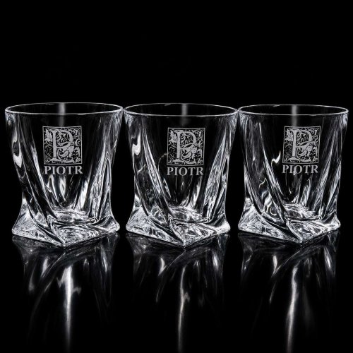 Szklanki z Grawerem do Whisky QUADRO – personalizowany prezent