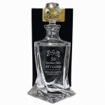 Personalizowana Karafka z Grawerem dla Pary na Rocznicę Ślubu - do Whisky QUADRO