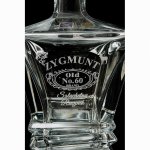 Karafka do whisky i nalewek ROCKY z grawerem na urodziny