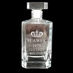Karafka z Grawerem na Urodziny do Whisky – BURBON Edwanex