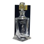 Karafka do Whisky personalizowana na 50 urodziny taty