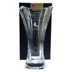 Wazon z grawerem dla Pary na Ślub - Kryształowy Colosseum 30 cm
