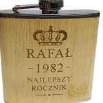 Piersiówka z grawerowaną dedykacją - LOUTH 175 ml