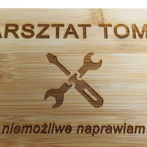Zestaw Narzędzi PATTAYA - zbliżenie na grawer z dedykacją