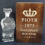 Karafka z Grawerem w Skrzynce – Do Whisky i Nalewek | Wysyłka 24h